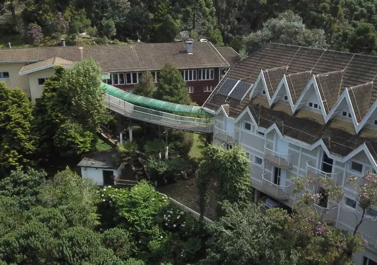 Vista aérea do hotel SDAS